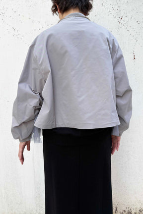 デニムドッキングチュールブルゾン