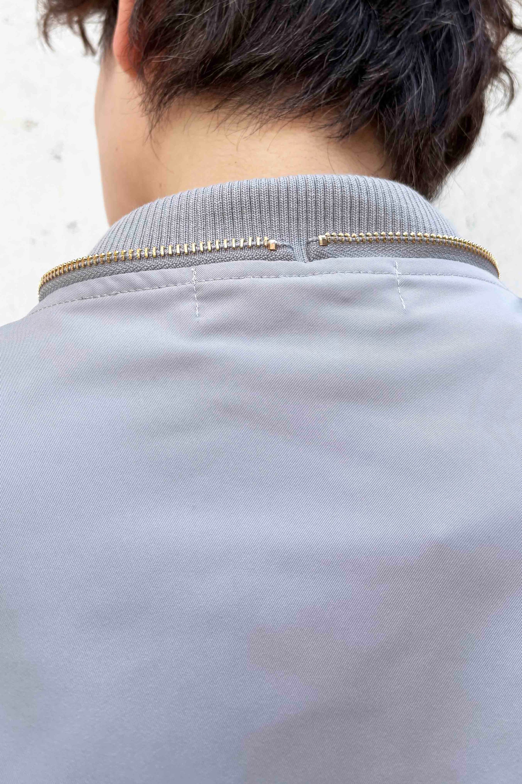 デニムドッキングチュールブルゾン