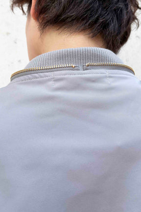 デニムドッキングチュールブルゾン