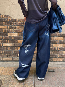 グラフィティデニムパンツ | GRAFFITI DENIM PANTS