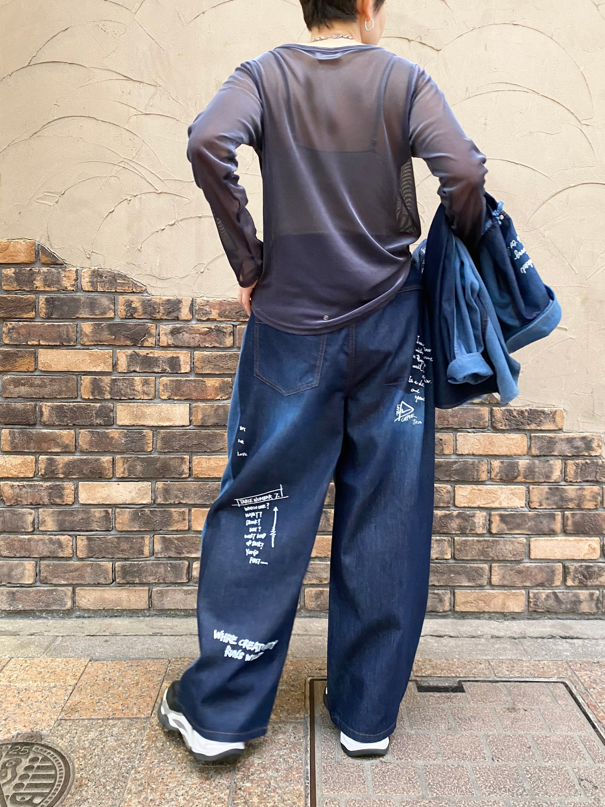 グラフィティデニムパンツ | GRAFFITI DENIM PANTS