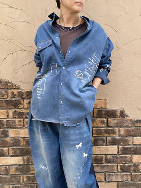 グラフィティデニムシャツ | GRAFFITI DENIM SHIRT