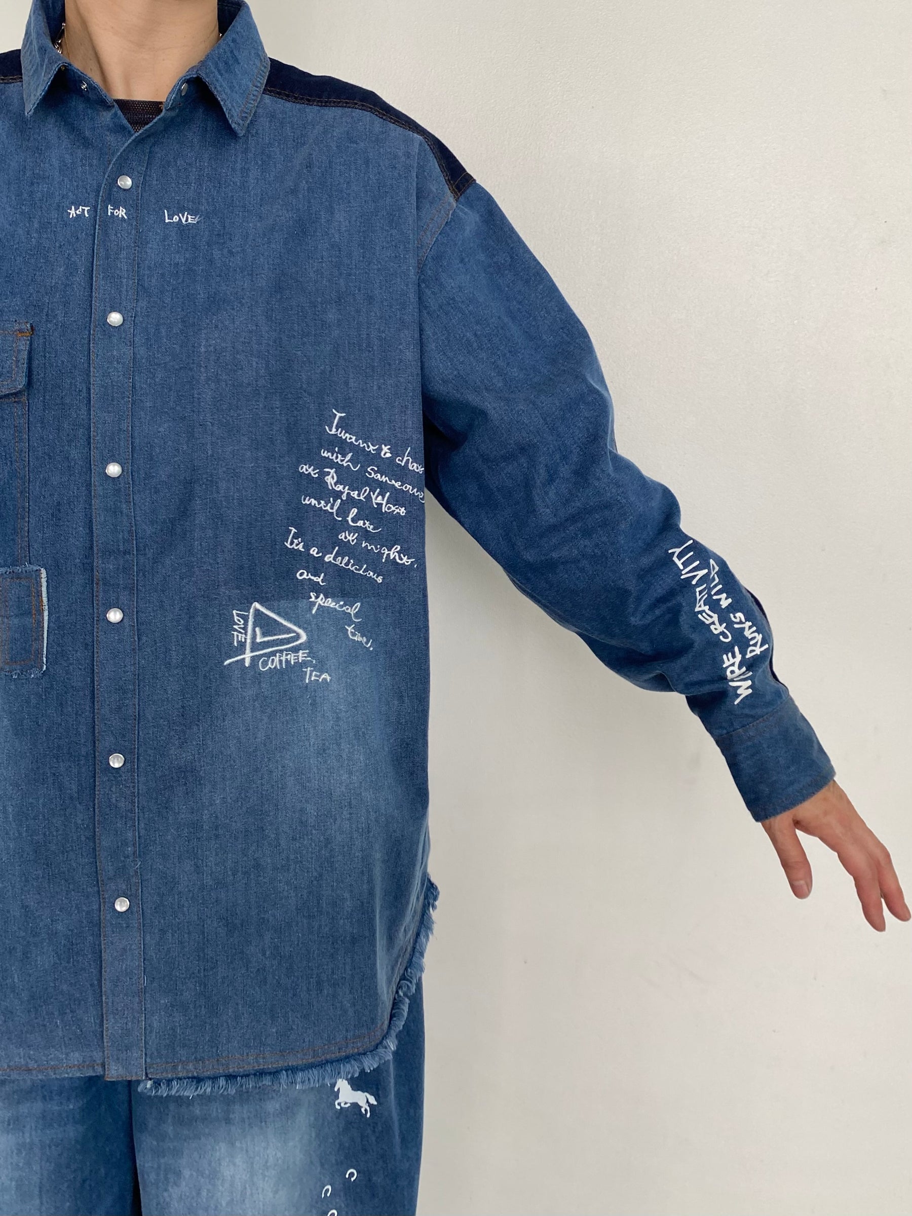 グラフィティデニムシャツ | GRAFFITI DENIM SHIRT