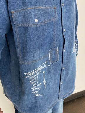 グラフィティデニムシャツ | GRAFFITI DENIM SHIRT