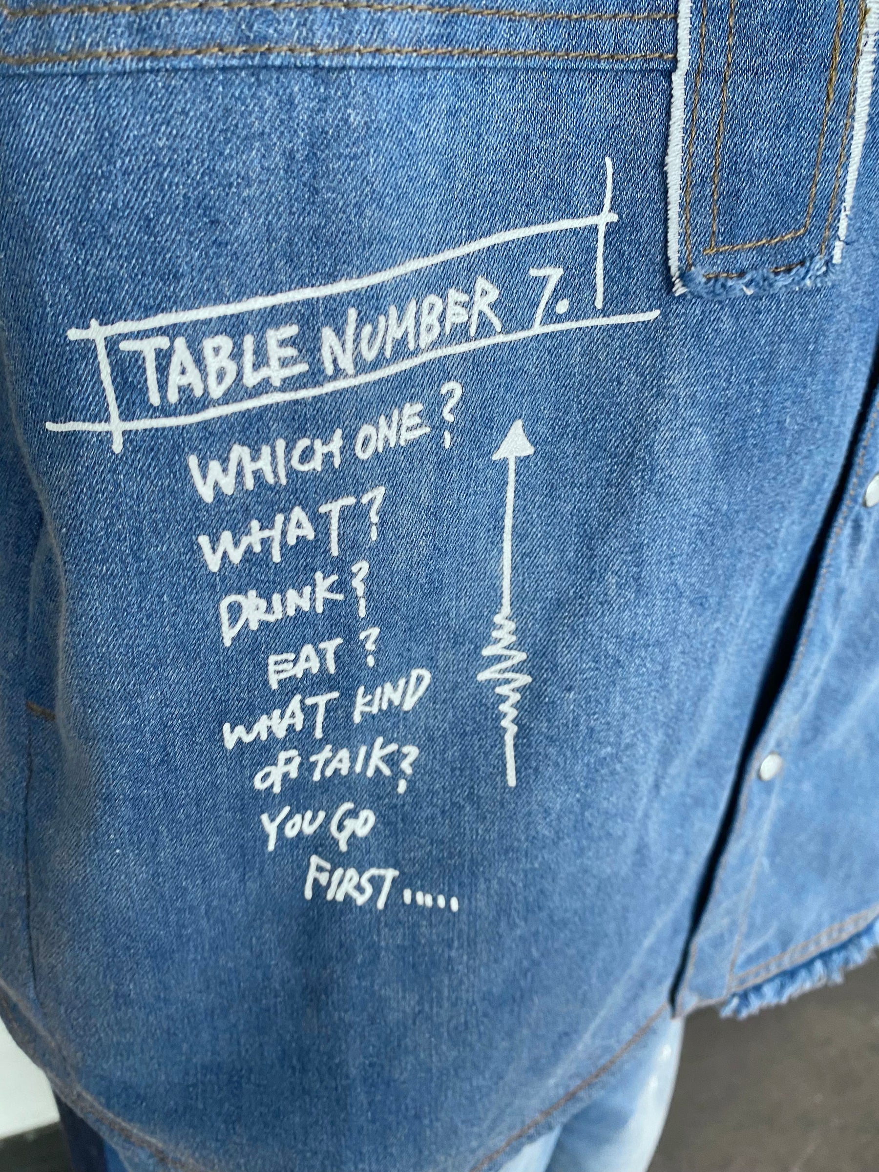 グラフィティデニムシャツ | GRAFFITI DENIM SHIRT