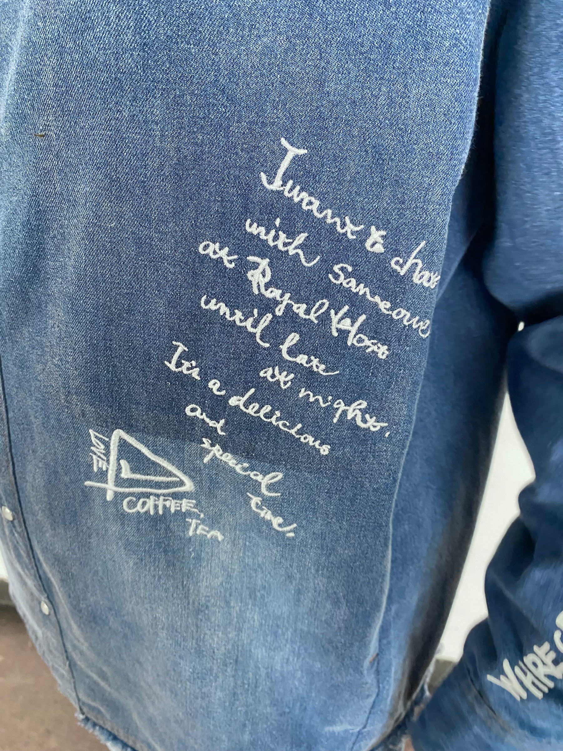グラフィティデニムシャツ | GRAFFITI DENIM SHIRT