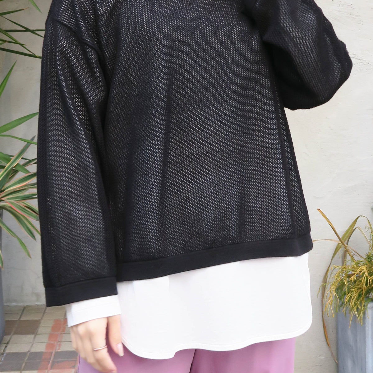 huitieme nid(ユイッティームニ) メッシュニット 743540