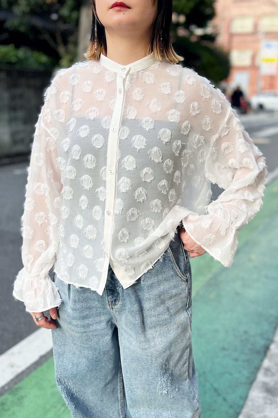 Anna kerry (アンナケリー)ロゴプリントTシャツ 85242937