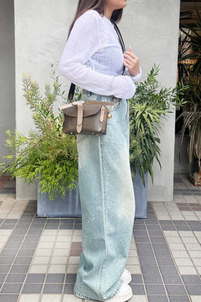 POSHY レザーショルダーBAG