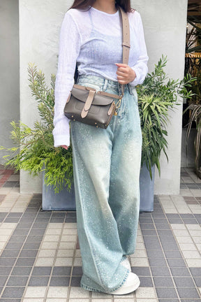 POSHY レザーショルダーBAG