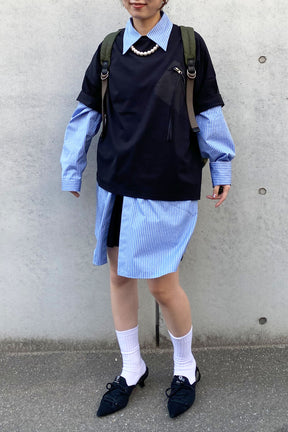33℃ (サーティスリー) 胸ポケットTee gz504803　ブラック