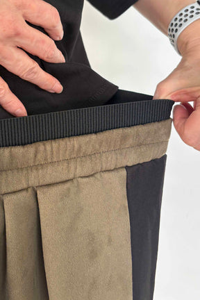 フェイクスエードカーゴスカート