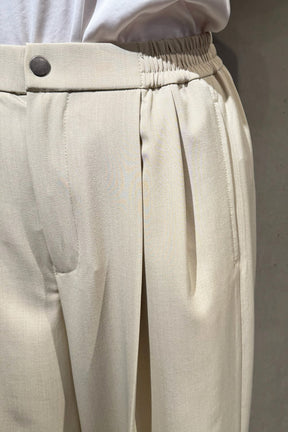 ROSIEE(ロージー)2タックワイドパンツ　R082734　ベージュ