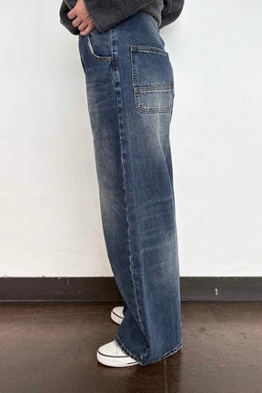 フェードコクーンデニムパンツ