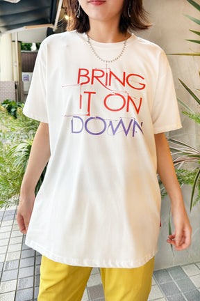 sfide(スフィーデ)BRING IT ロゴTシャツ　1242011 ホワイト