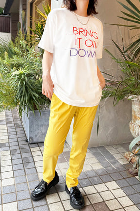 sfide(スフィーデ)BRING IT ロゴTシャツ　1242011 ホワイト