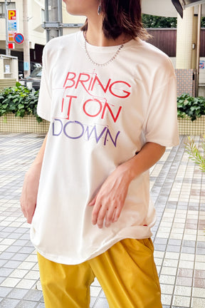sfide(スフィーデ)BRING IT ロゴTシャツ　1242011 ホワイト