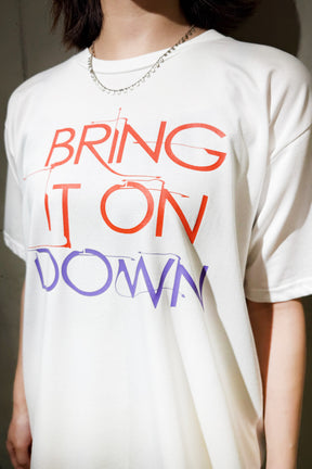 sfide(スフィーデ)BRING IT ロゴTシャツ　1242011 ホワイト