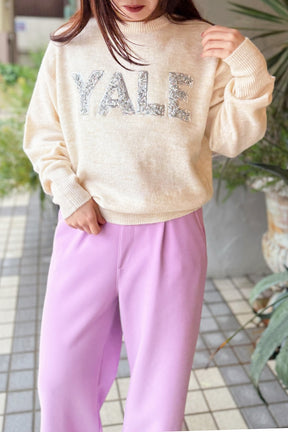 huitieme nid(ユイッティームニ) YALEニット 743600　アイボリー