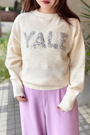 huitieme nid(ユイッティームニ) YALEニット 743600　アイボリー