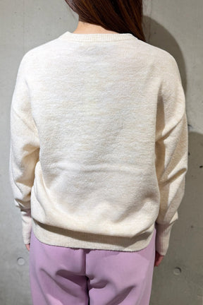 huitieme nid(ユイッティームニ) YALEニット 743600　アイボリー