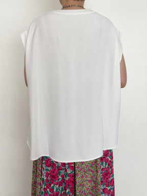 ロゴ刺繍フレンチスリーブTOPS