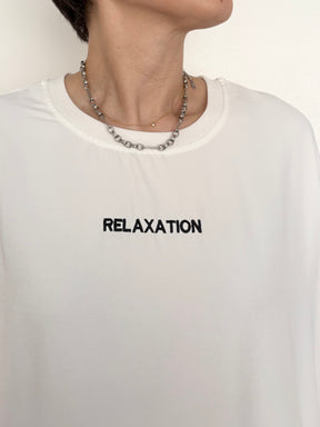 ロゴ刺繍フレンチスリーブTOPS