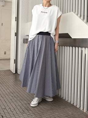 ストライプハギスカート.