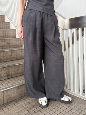麻タッチタックパンツ