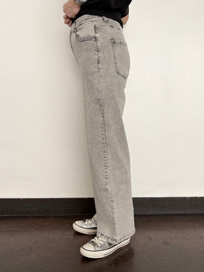 デニムセミワイドパンツ