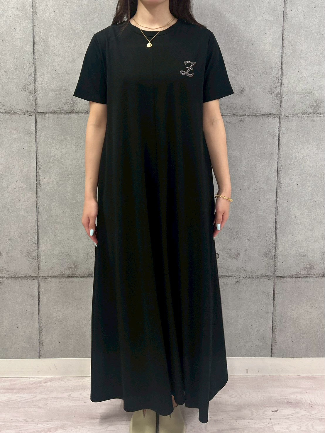 ワンポイントロゴカットワンピ