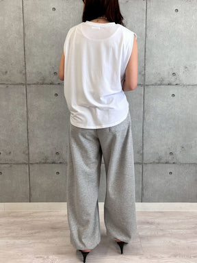 キレイ見え切替スウェットパンツ