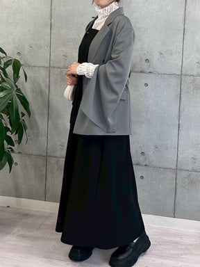 袖スリットダブルジャケット