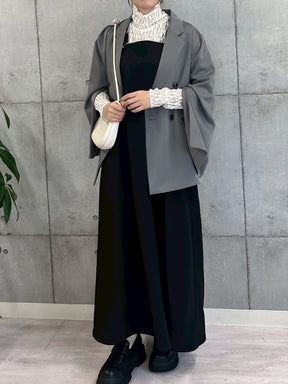 袖スリットダブルジャケット