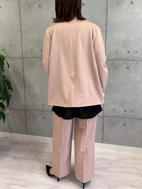 カーブポケットタックワイドパンツ