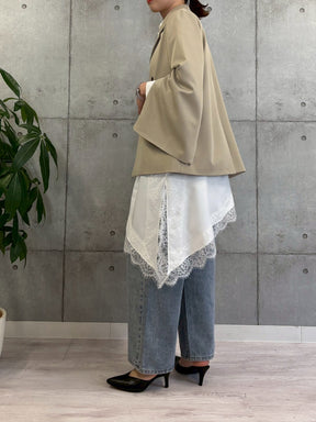 袖スリットダブルジャケット