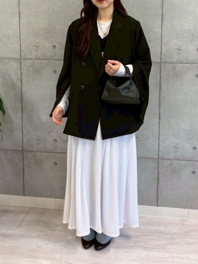 袖スリットダブルジャケット