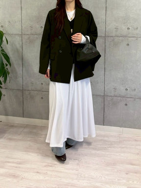 袖スリットダブルジャケット