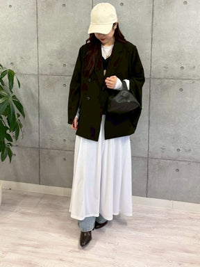 袖スリットダブルジャケット