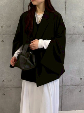 袖スリットダブルジャケット