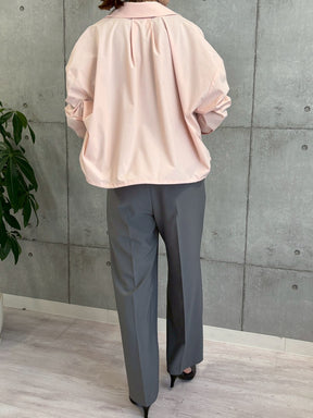 カーブポケットタックワイドパンツ