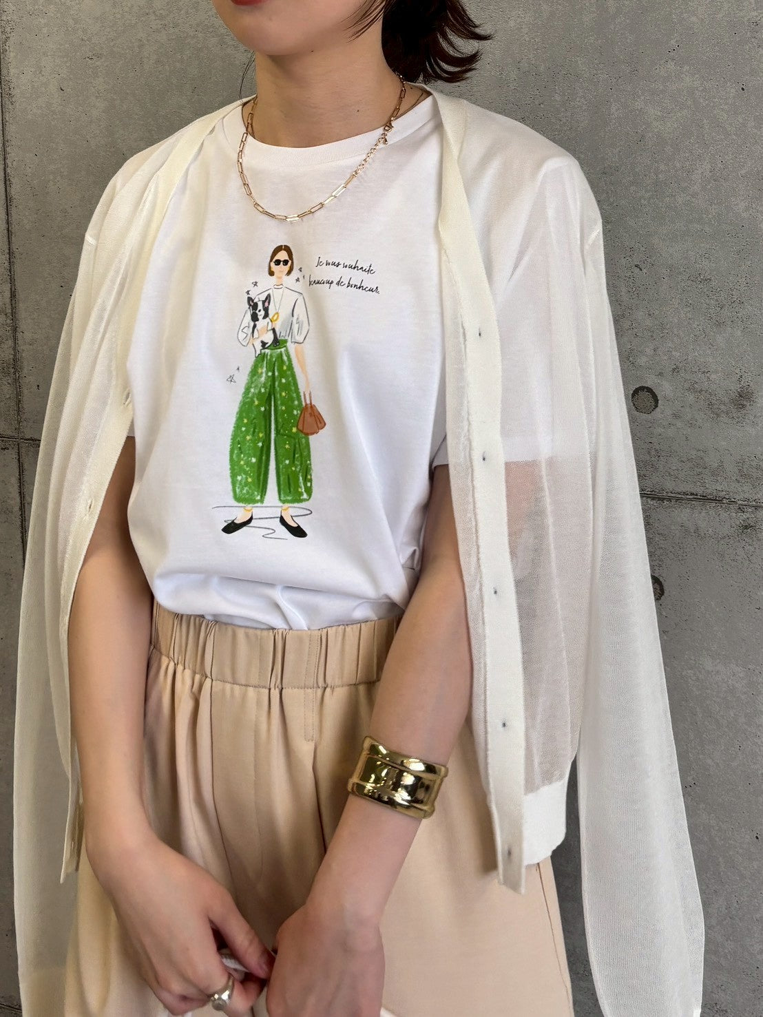 女の子柄Tシャツ
