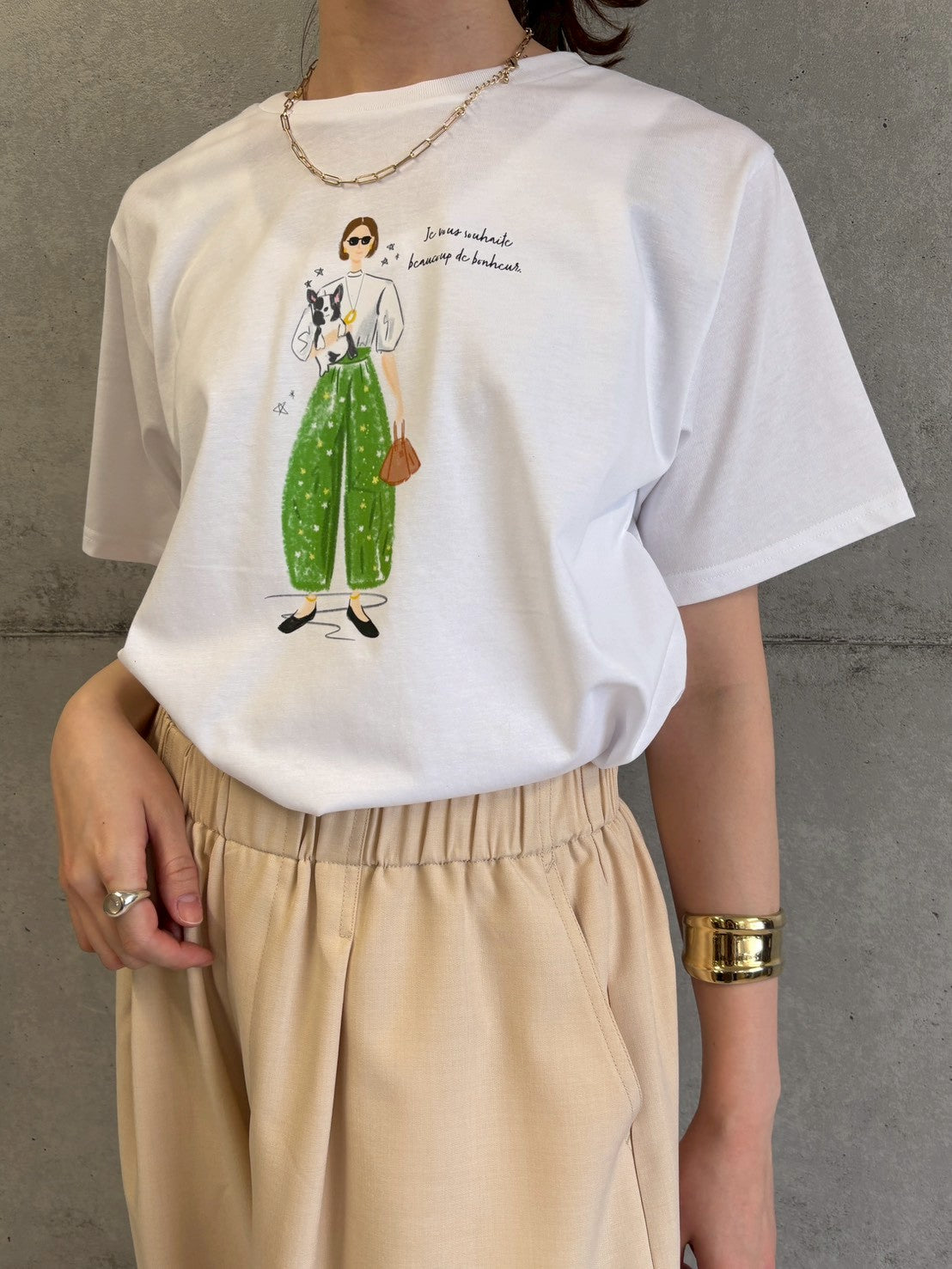 女の子柄Tシャツ