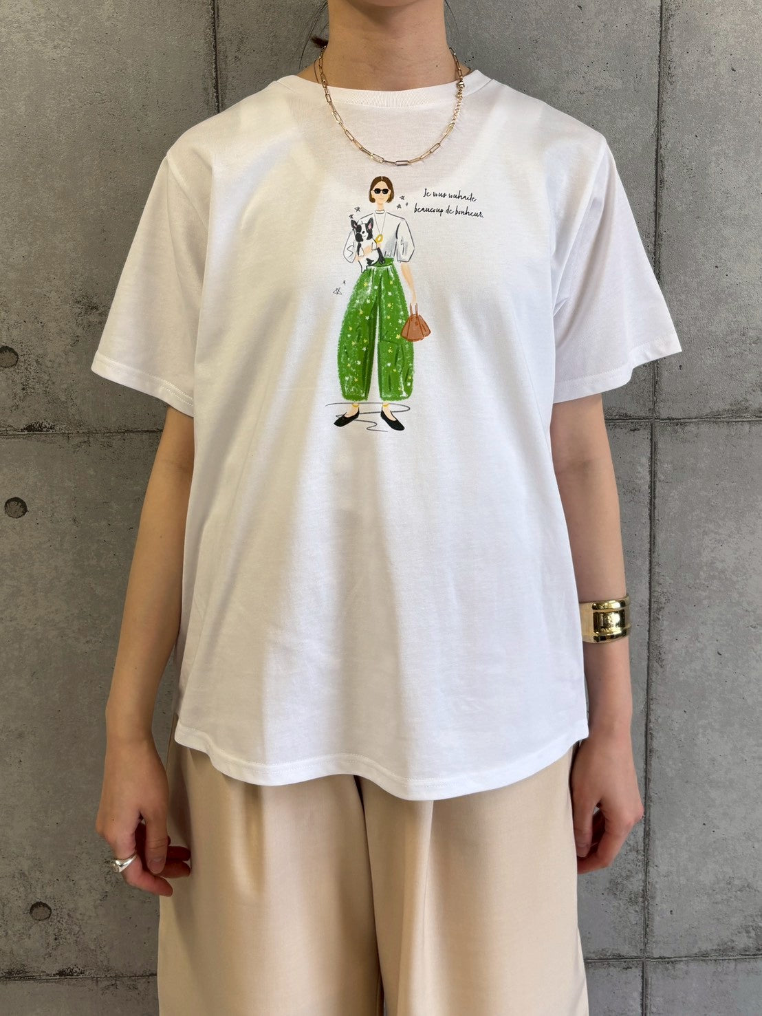 女の子柄Tシャツ