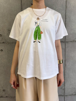 女の子柄Tシャツ