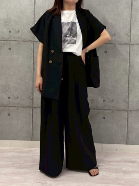 リラックスワイドパンツ