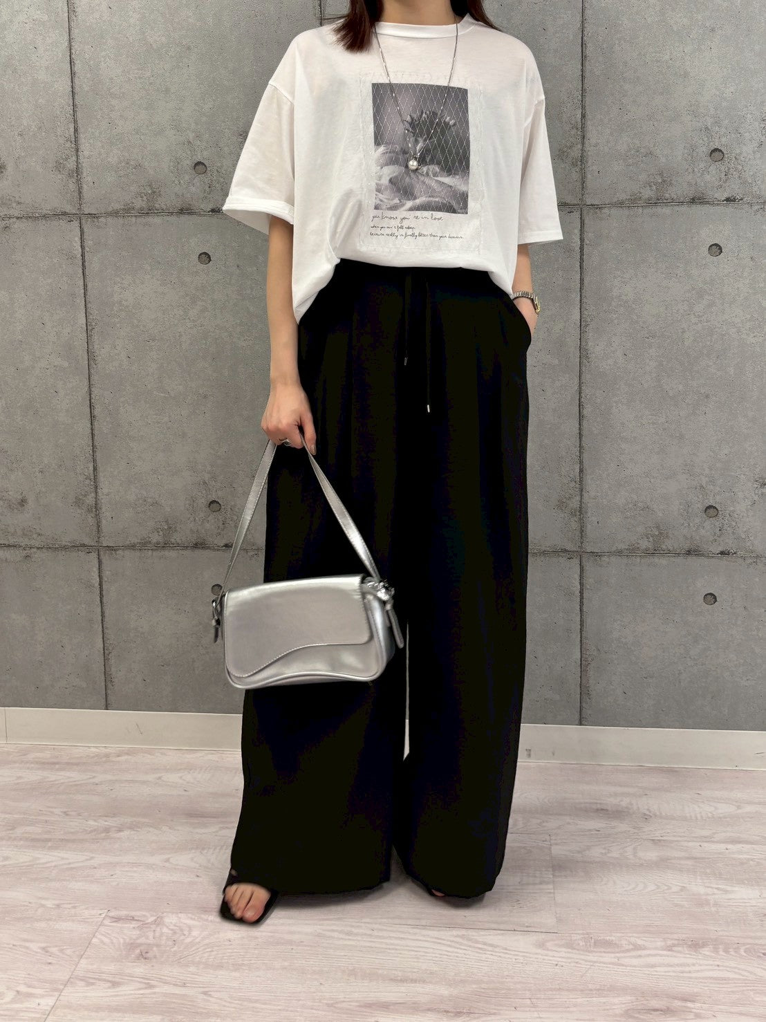 リラックスワイドパンツ