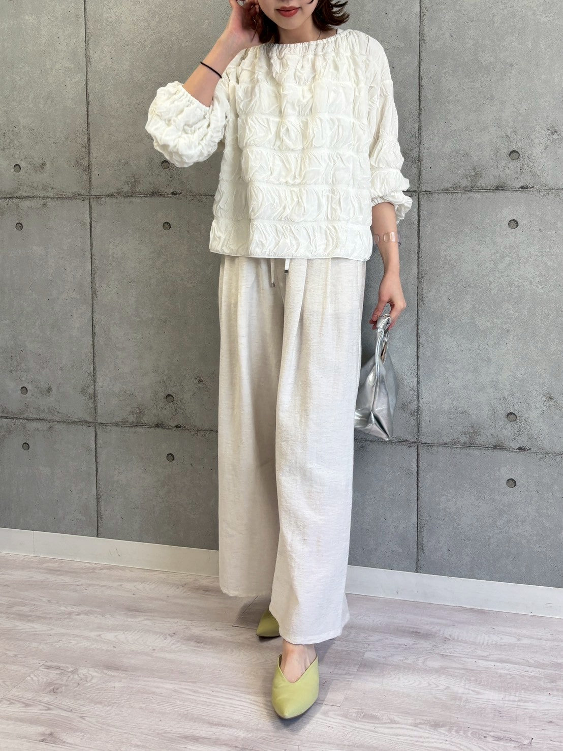リラックスワイドパンツ
