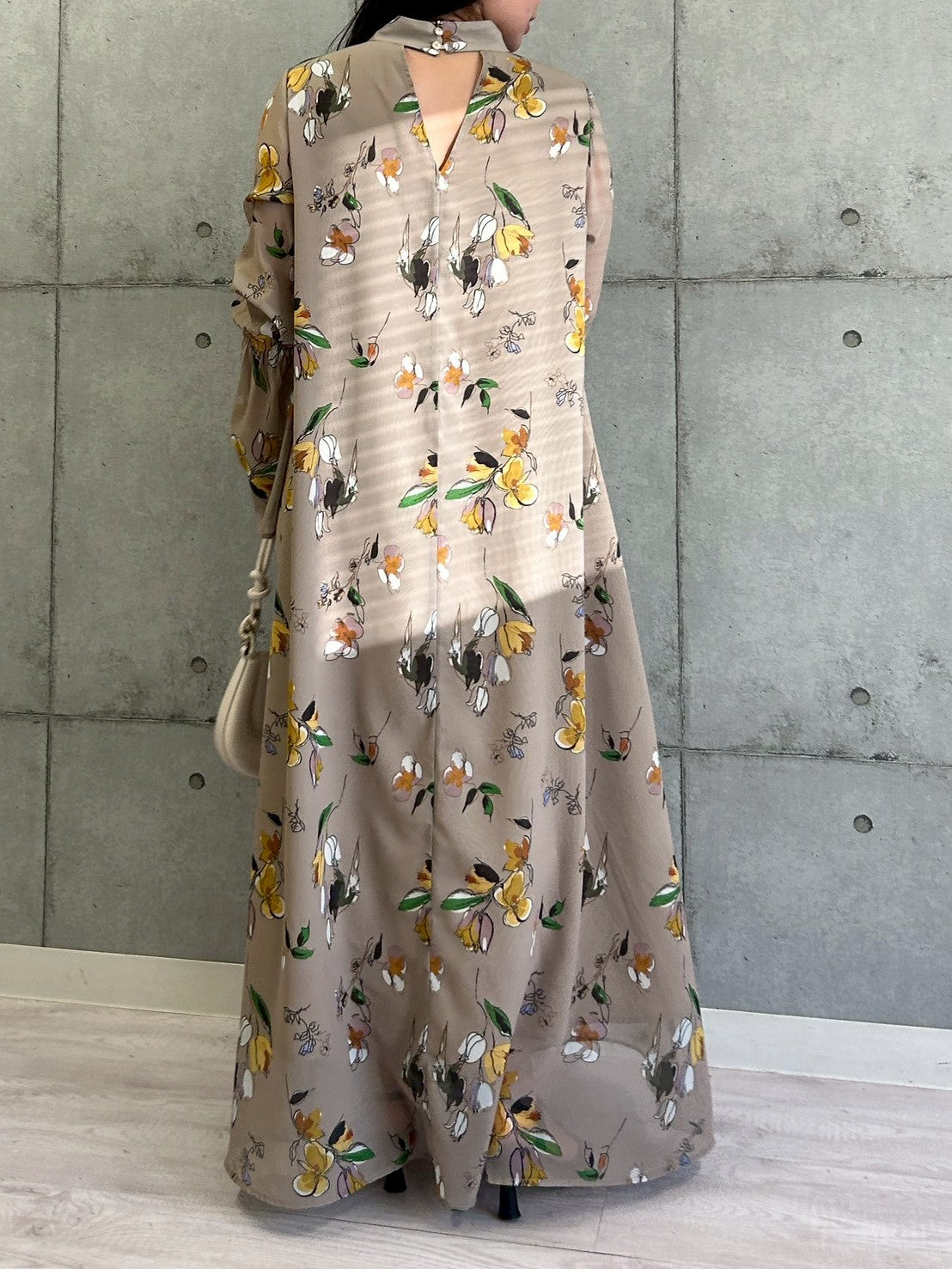 花柄大人ワンピース