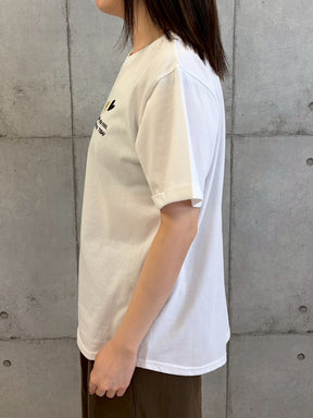 ハート×ロゴ刺繍Tシャツ